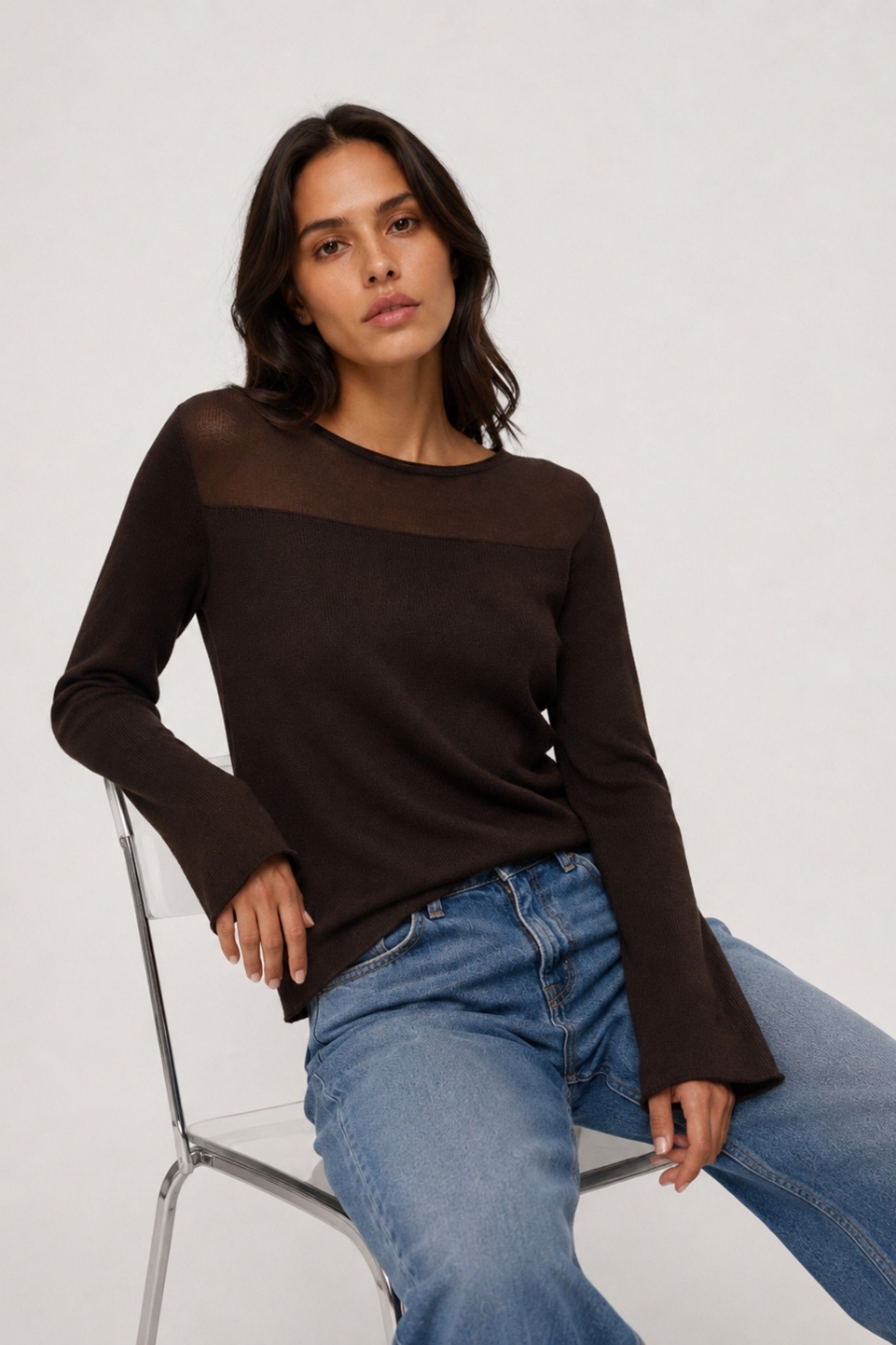 Camisola Vero Moda Crichet Gola O