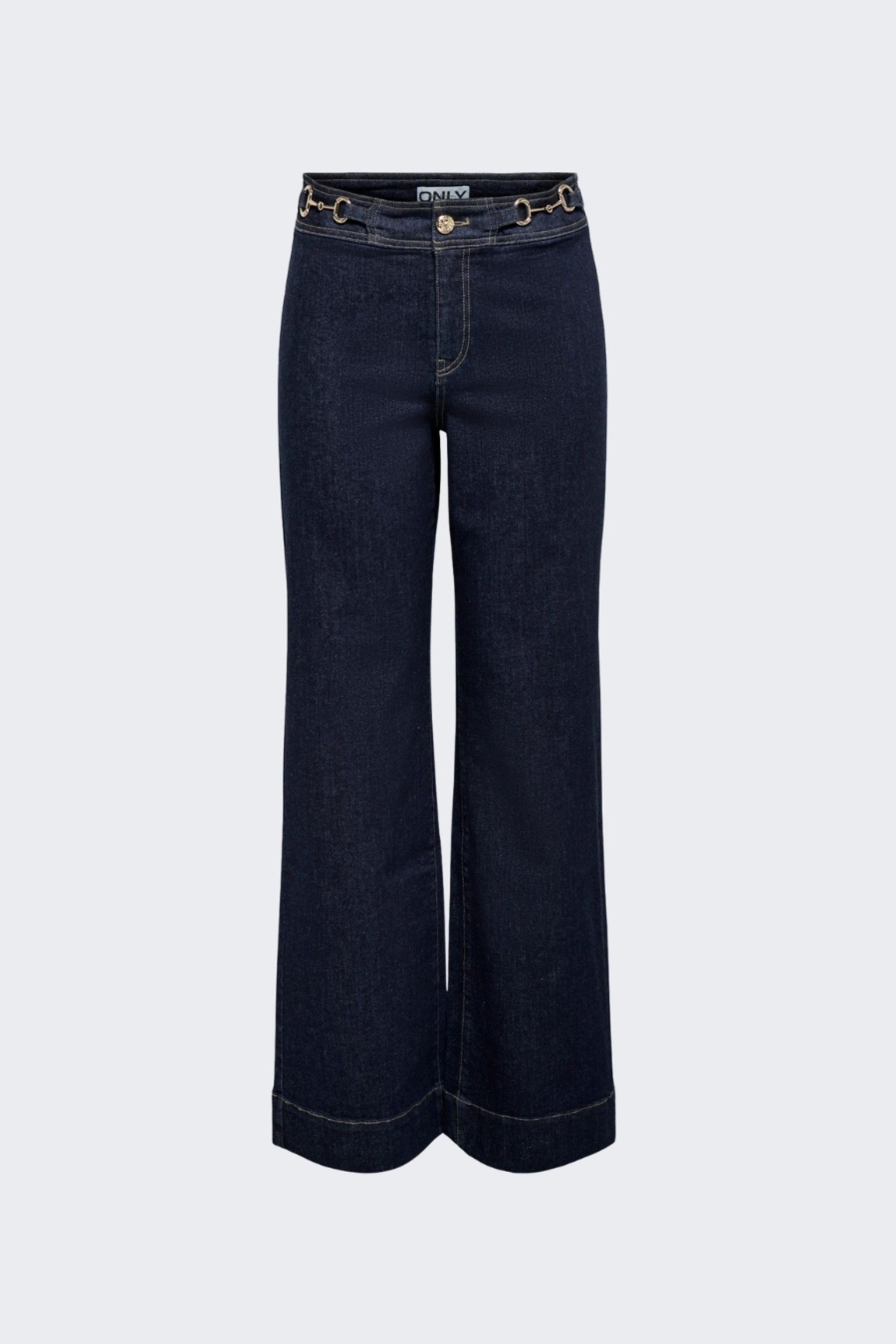 Calça Jeans Only Madison HW Wide Buckle