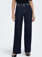 Calça Jeans Only Madison HW Wide Buckle Calça Jeans Only Madison HW Wide Buckle