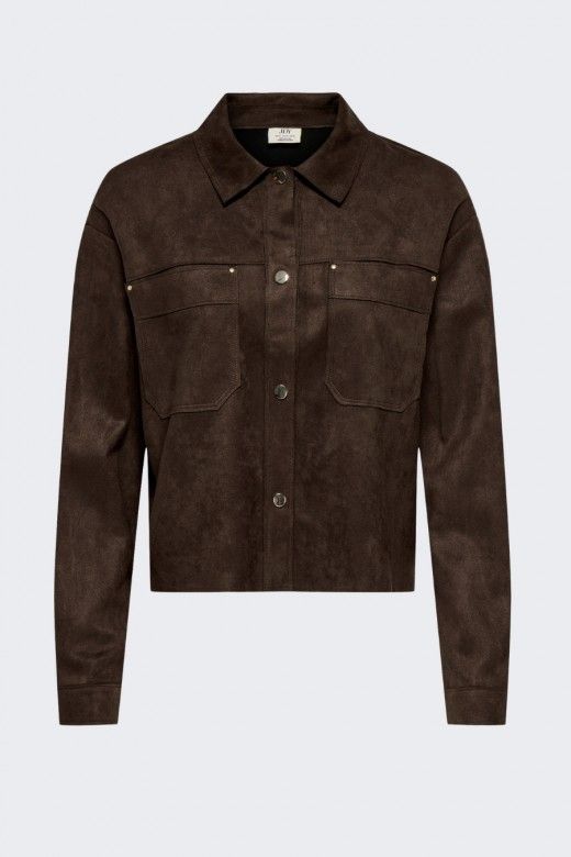 Blusa Camisa JDY Julle Fake Suede Blusa Camisa JDY Julle Fake Suede