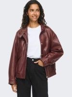 Casaco Vila Fima Faux Leather Bomber Casaco Vila Fima Faux Leather Bomber