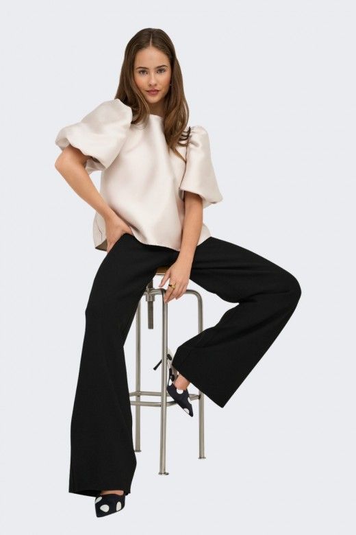 Calça Only Clever HW Wide Calça Only Clever HW Wide