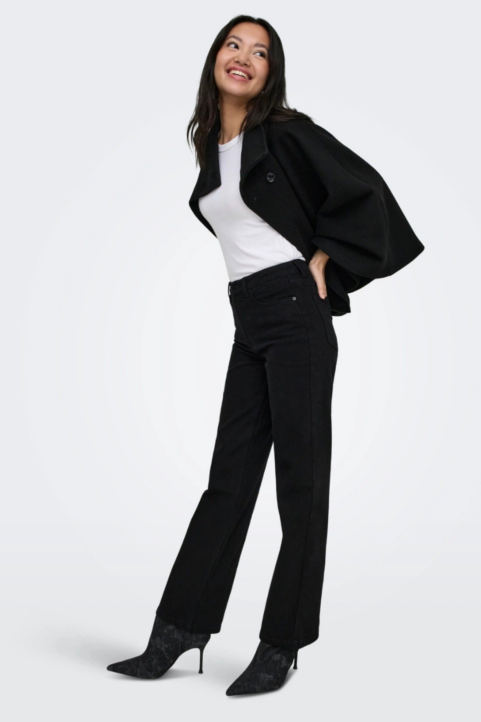 Calça Jeans Only Juicy HW Wide