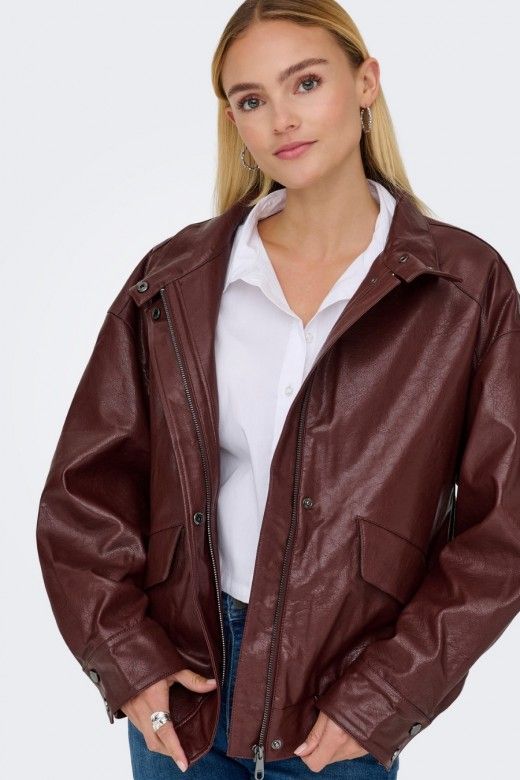 Casaco Faux Leather Julia Only Casaco Faux Leather Julia Only