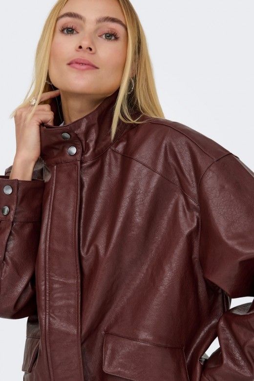 Casaco Faux Leather Julia Only Casaco Faux Leather Julia Only