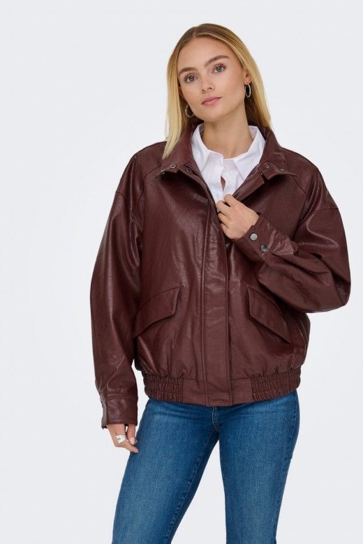 Casaco Faux Leather Julia Only Casaco Faux Leather Julia Only