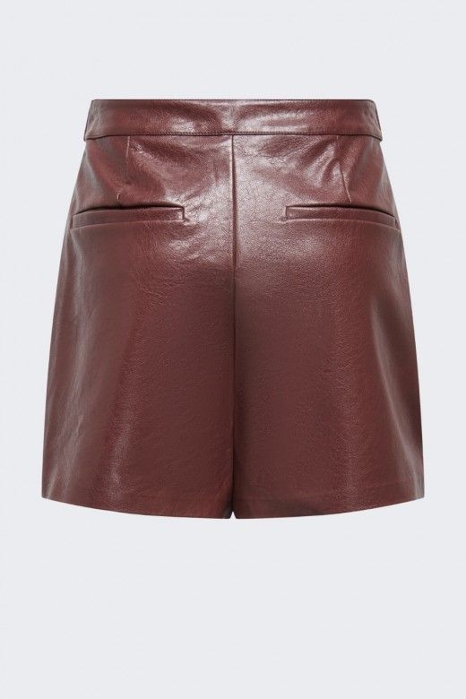 Calção Only Julia Faux Leather Shorts Calção Only Julia Faux Leather Shorts