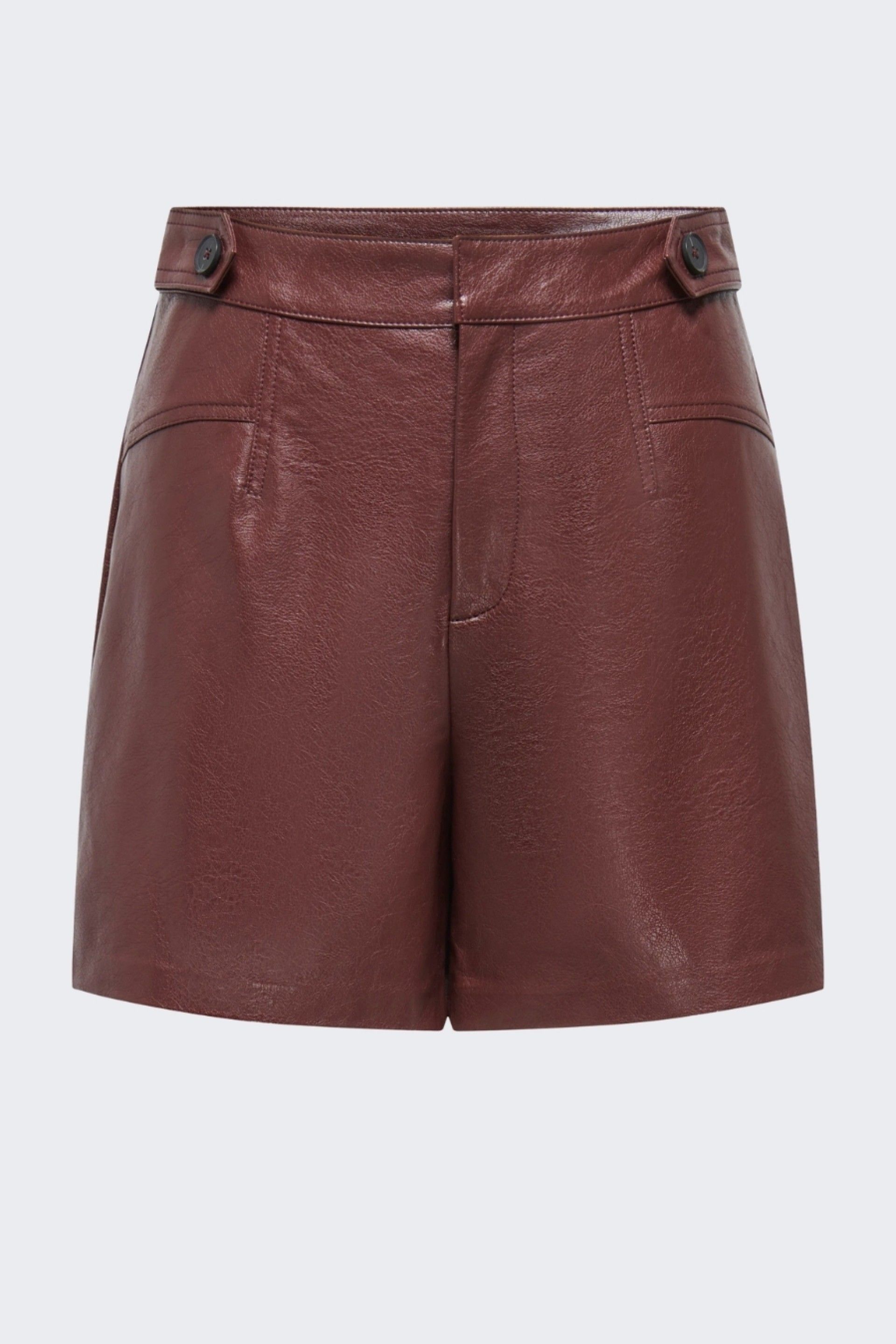 Calção Only Julia Faux Leather Shorts