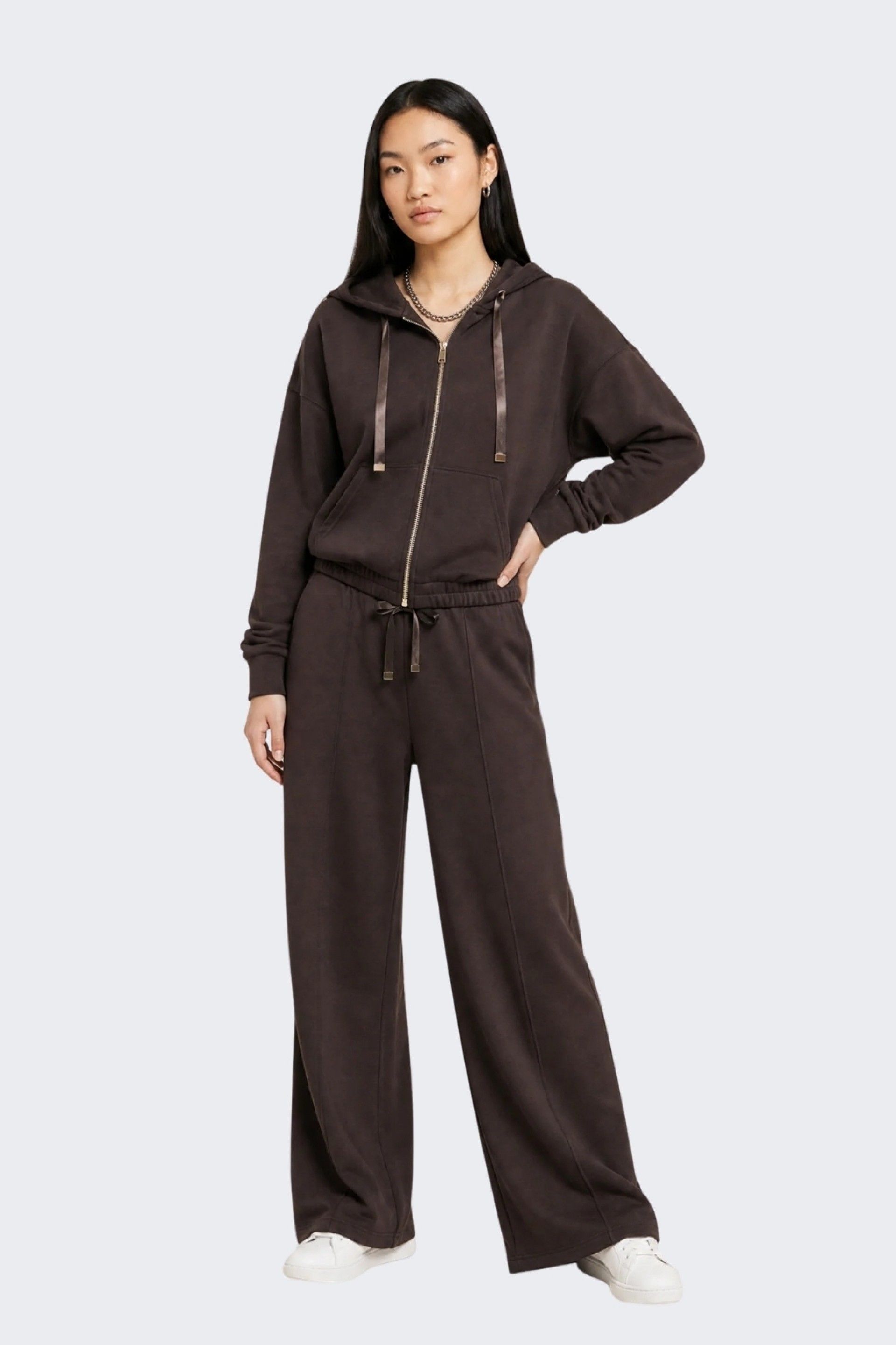 Sweat Fecho Only com Capuz Myra