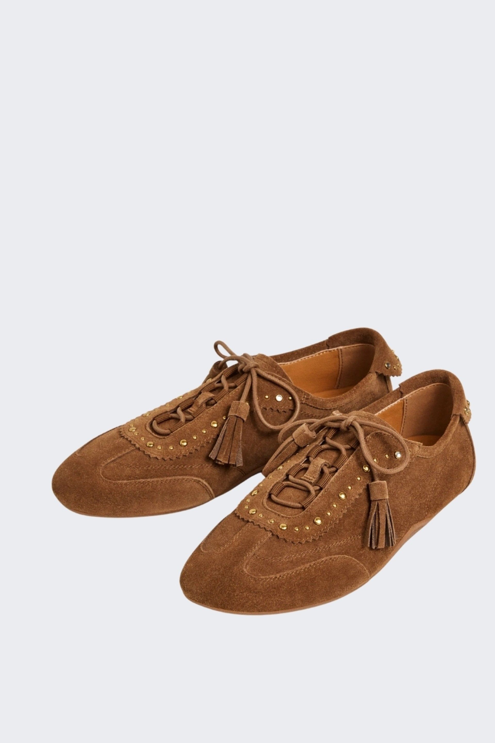 Pepe Jeans Sapatos De Camurça Com Tachas