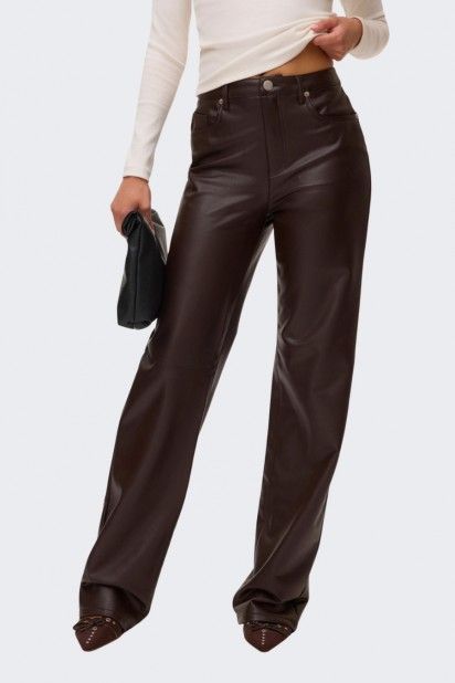 Cal�a Mulher Tessa Polipel HR Wide Vero Moda