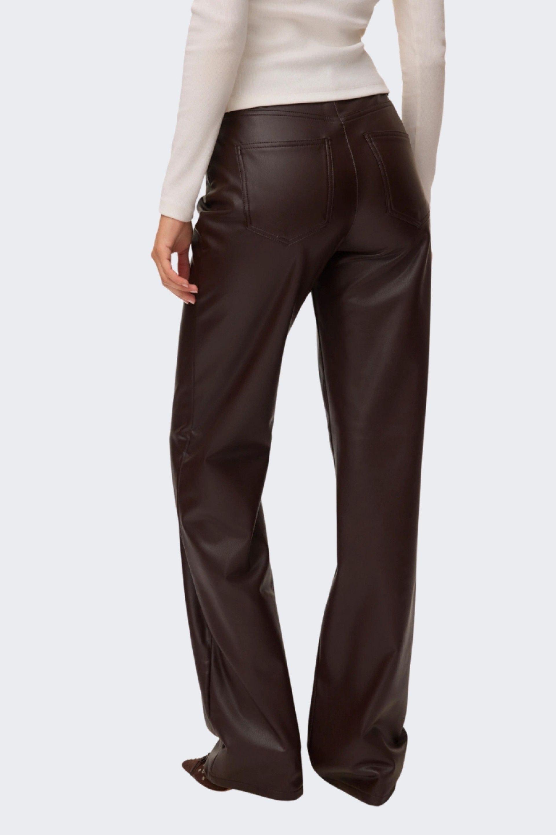 Calça Mulher Tessa Polipel HR Wide Vero Moda