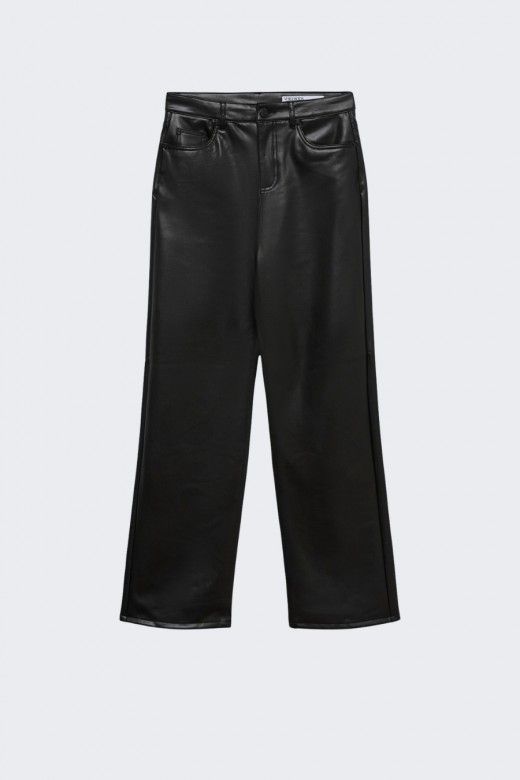 Calça Mulher Tessa Polipel HR Wide Vero Moda Calça Mulher Tessa Polipel HR Wide Vero Moda