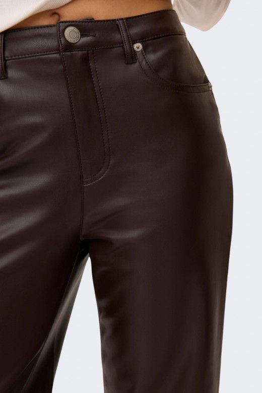 Calça Mulher Tessa Polipel HR Wide Vero Moda Calça Mulher Tessa Polipel HR Wide Vero Moda
