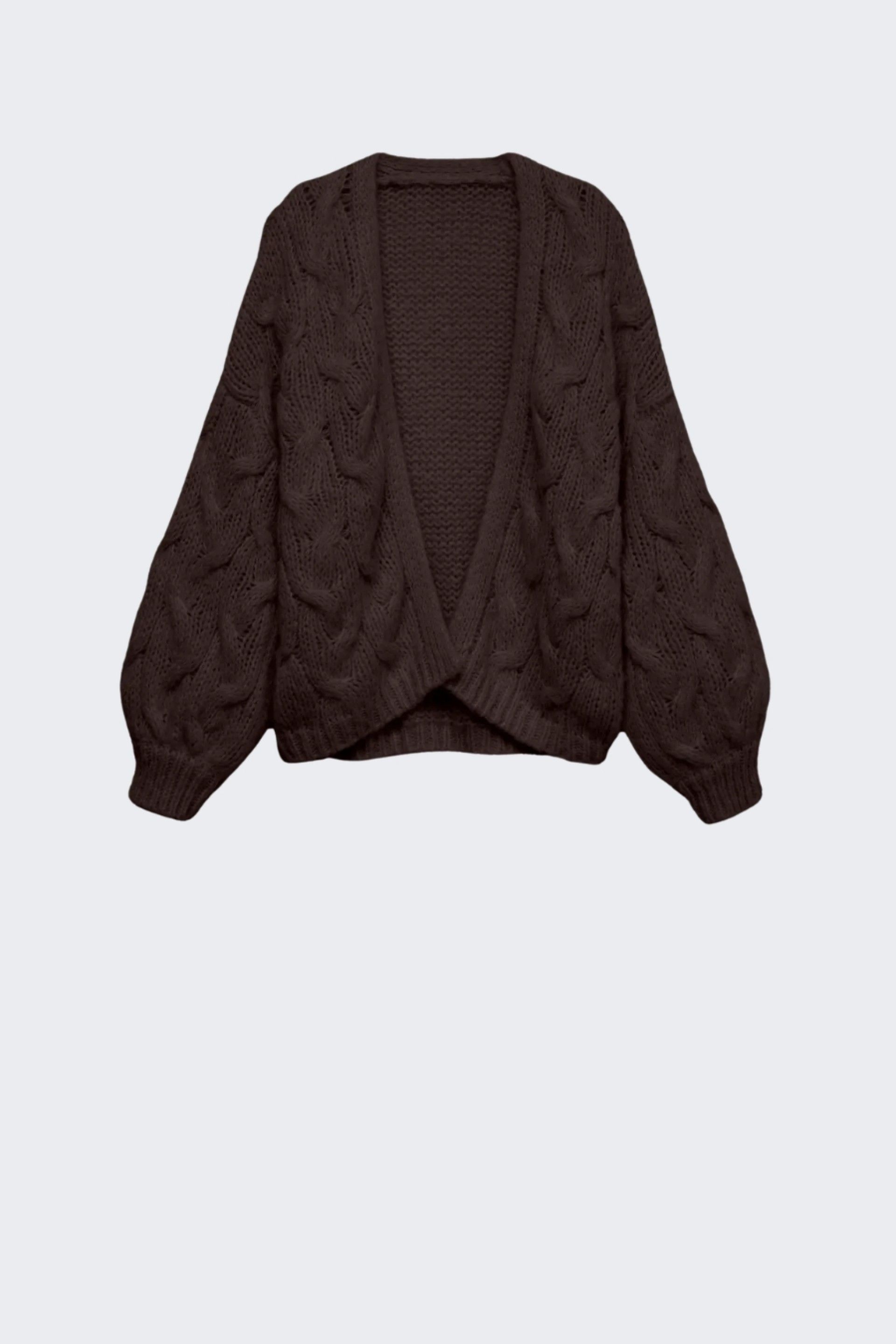 Casaco Malha Vero Moda Maybe curto aberto