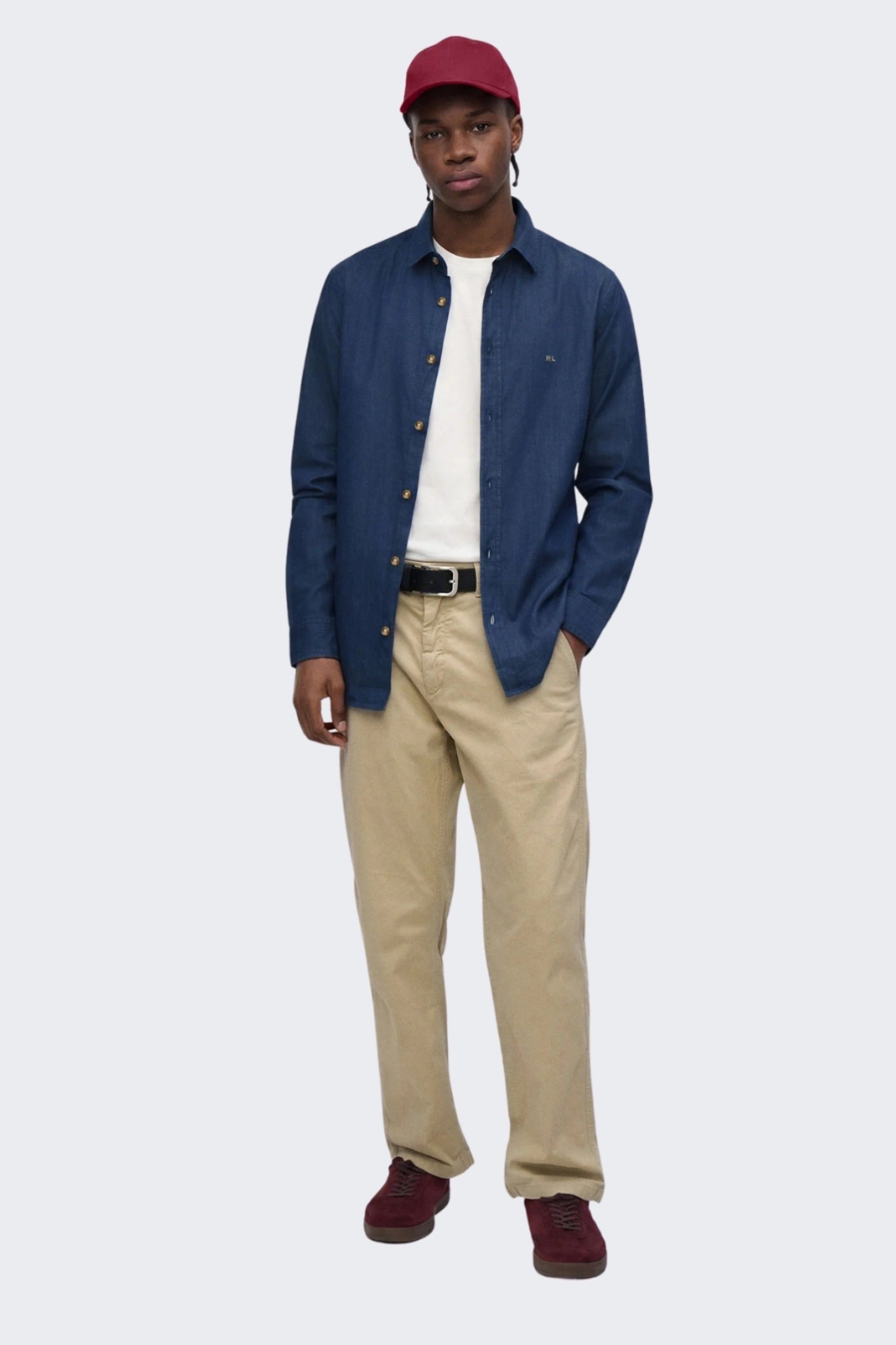 Pepe Jeans Camisa Denim Corte Ajustado Homem