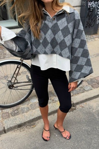 Vero Moda Vmdion Poncho Malha Losangos Mulher
