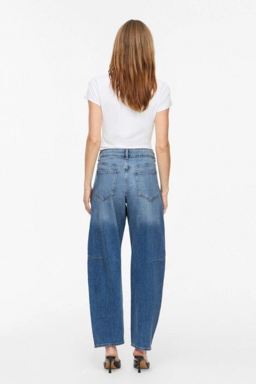 Calça Jeans Vila Brandy RW Barrel Denim Calça Jeans Vila Brandy RW Barrel Denim