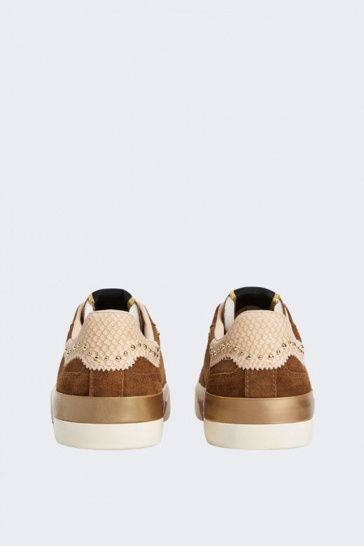 Pepe Jeans Milan Sapatilhas Camurça Tachas Mulher Pepe Jeans Milan Sapatilhas Camurça Tachas Mulher