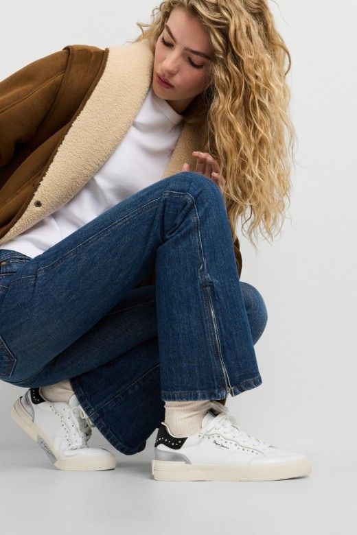 Pepe Jeans Milan Sapatilhas Tachas Mulher Pepe Jeans Milan Sapatilhas Tachas Mulher