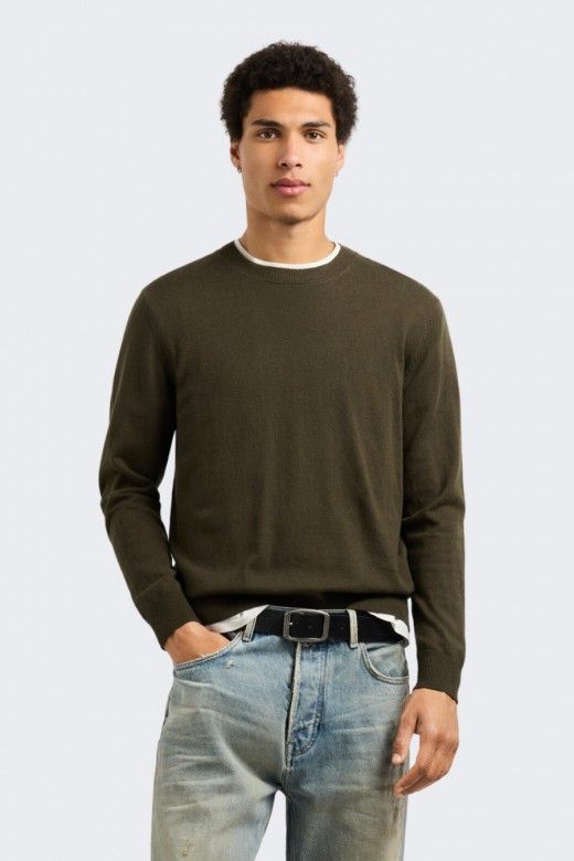 Pepe Jeans Andre Camisola Malha Gola Redonda Homem Pepe Jeans Andre Camisola Malha Gola Redonda Homem