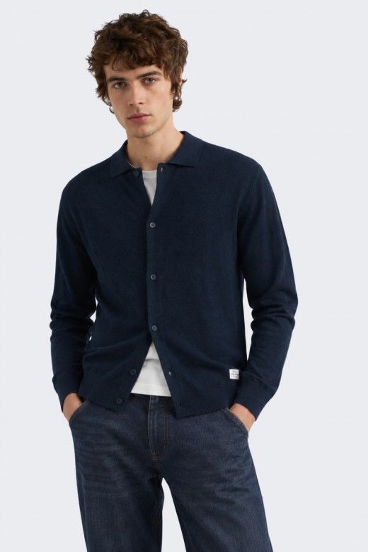 Pepe Jeans Andre Cardigan Malha Homem Pepe Jeans Andre Cardigan Malha Homem