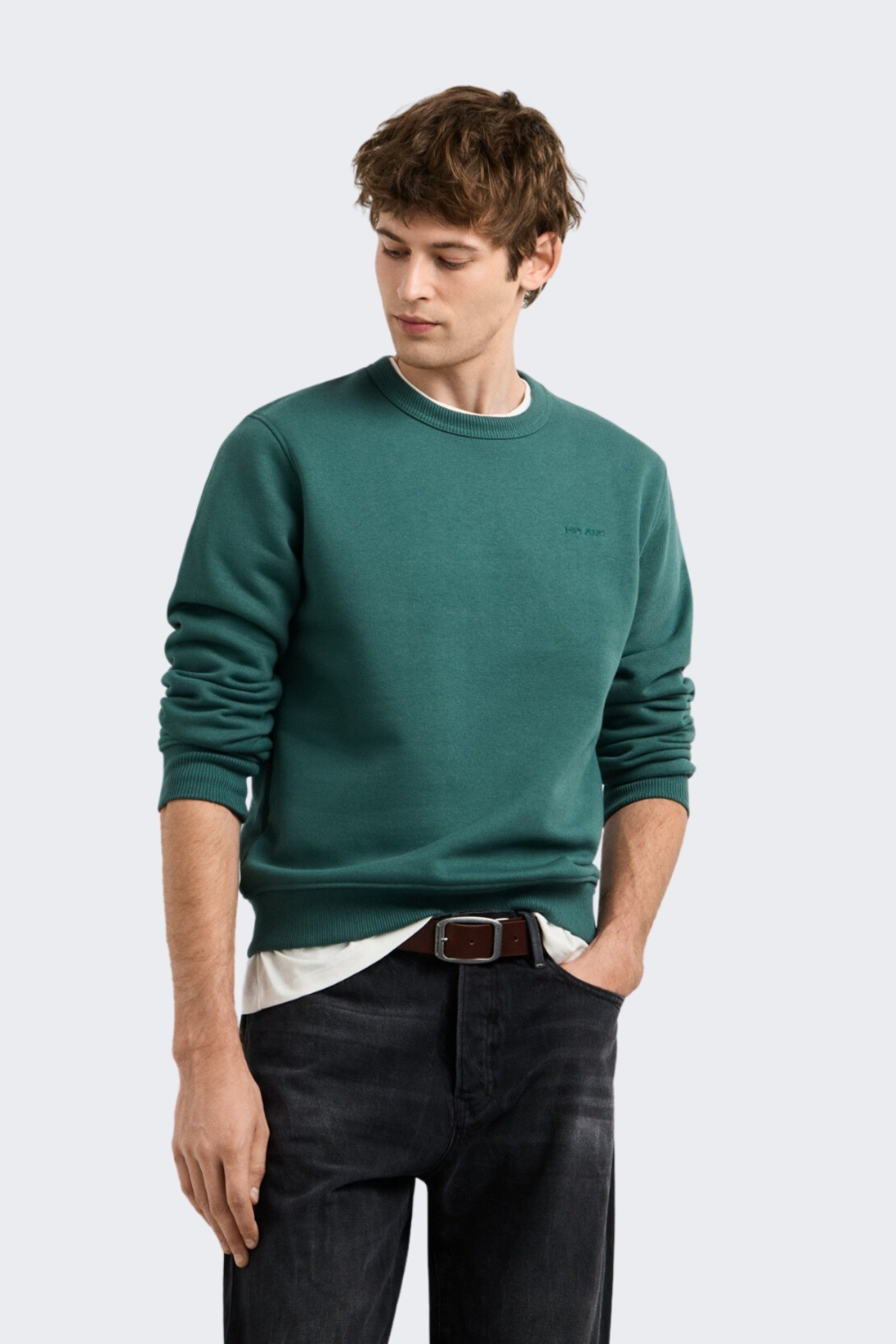 Pepe Jeans Jefferson Sweatshirt Gola Redonda Homem