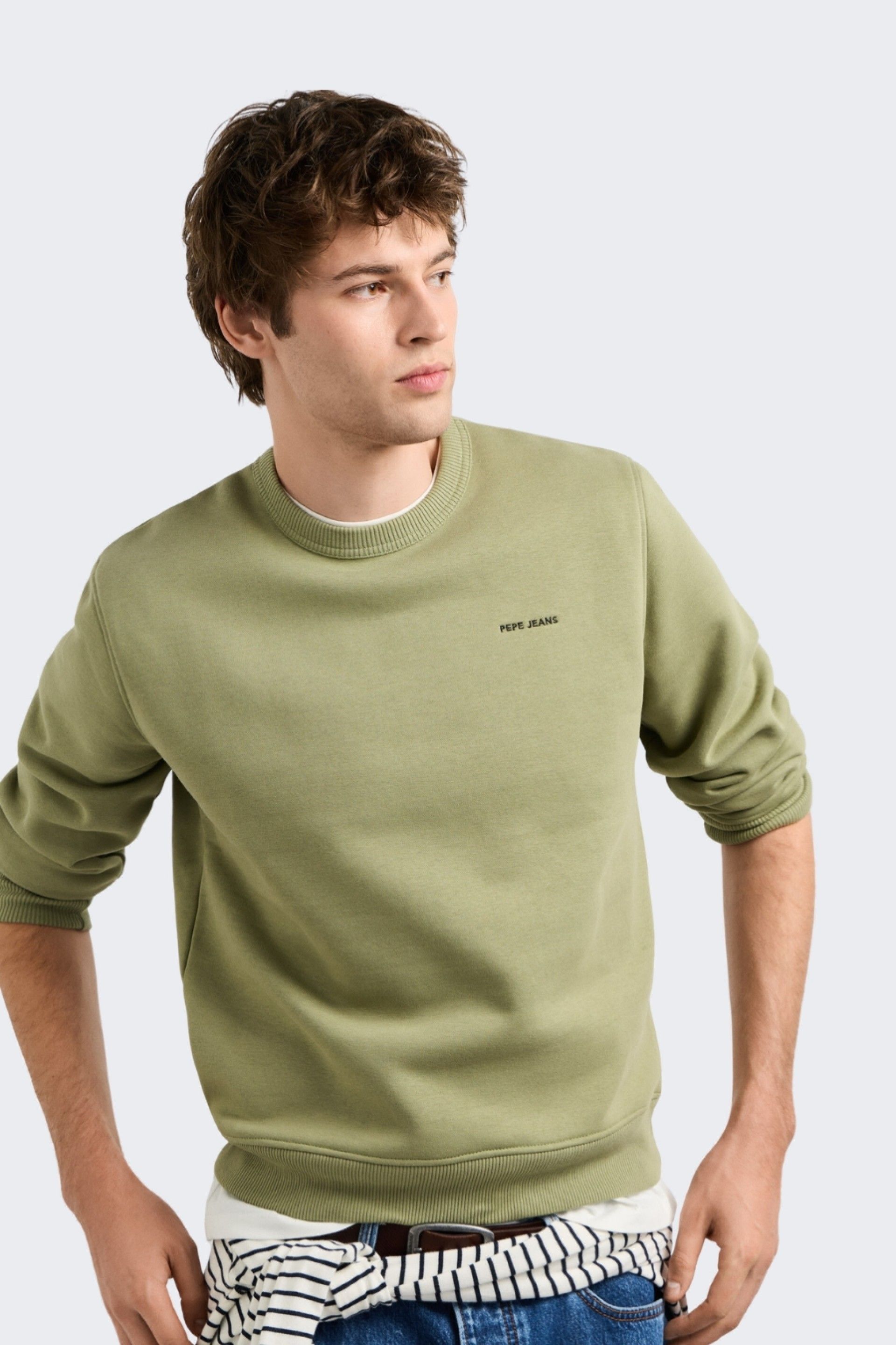 Pepe Jeans Jefferson Sweatshirt Gola Redonda Homem