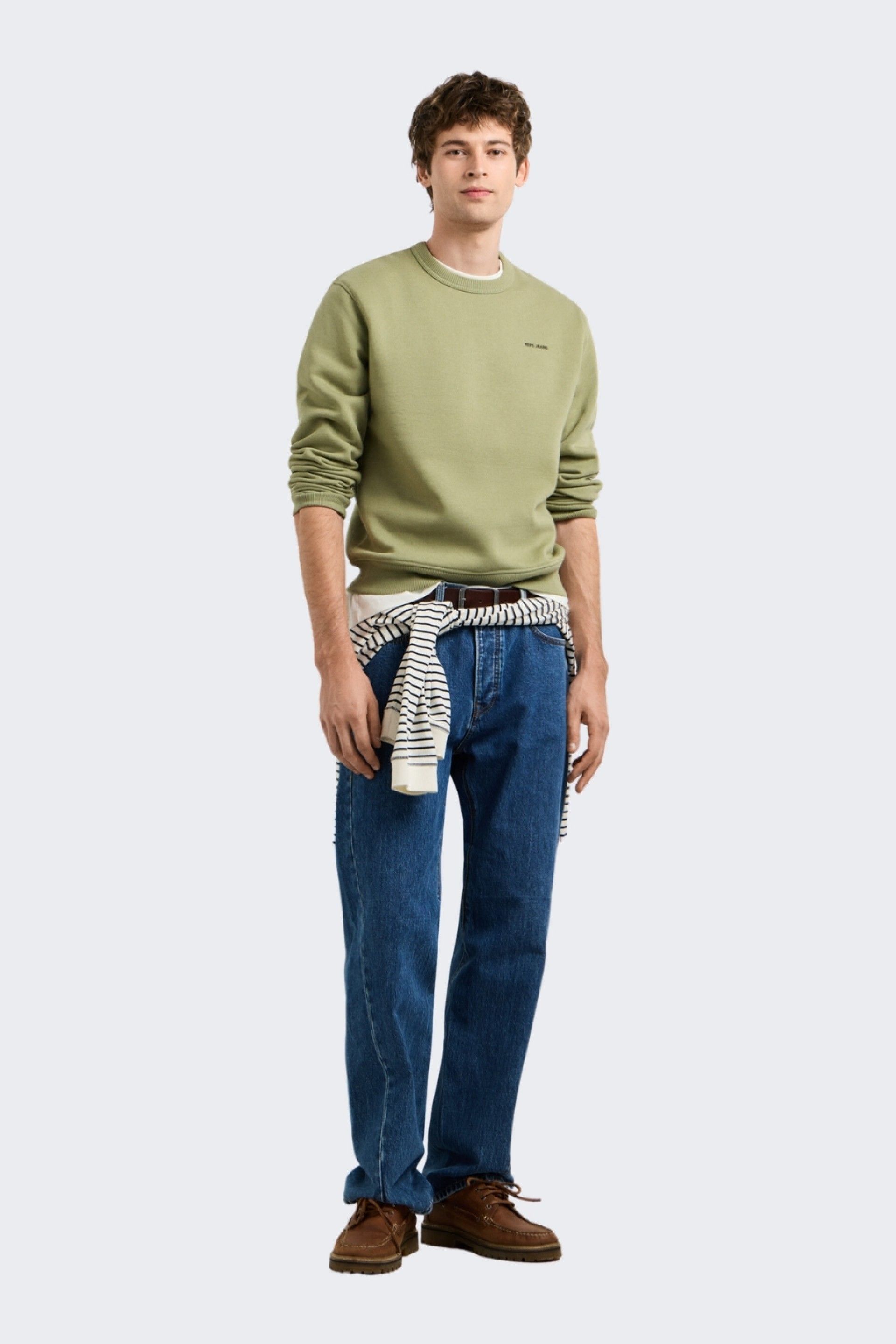Pepe Jeans Jefferson Sweatshirt Gola Redonda Homem