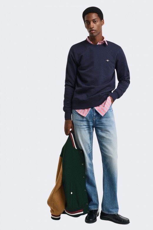 Gant Shield Sweatshirt Gola Redonda Homem Gant Shield Sweatshirt Gola Redonda Homem