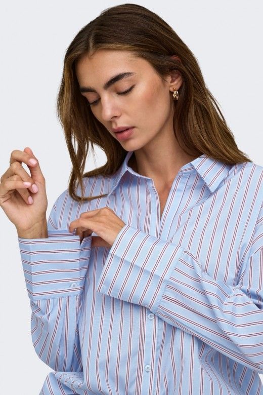 Only Oregon Alva Camisa Riscas Mulher Only Oregon Alva Camisa Riscas Mulher