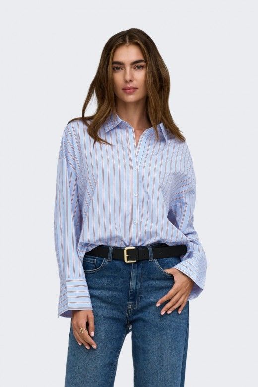 Only Oregon Alva Camisa Riscas Mulher Only Oregon Alva Camisa Riscas Mulher