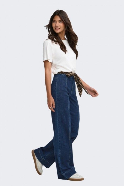 Only Madison Jeans Cintura Subida Perna Larga Mulher Only Madison Jeans Cintura Subida Perna Larga Mulher