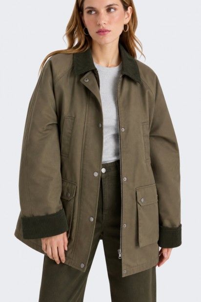 Vero Moda Wales Parka Gola Bombazine Mulher Vero Moda Wales Parka Gola Bombazine Mulher