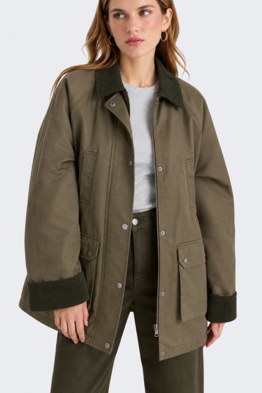 Vero Moda Wales Parka Gola Bombazine Mulher Vero Moda Wales Parka Gola Bombazine Mulher