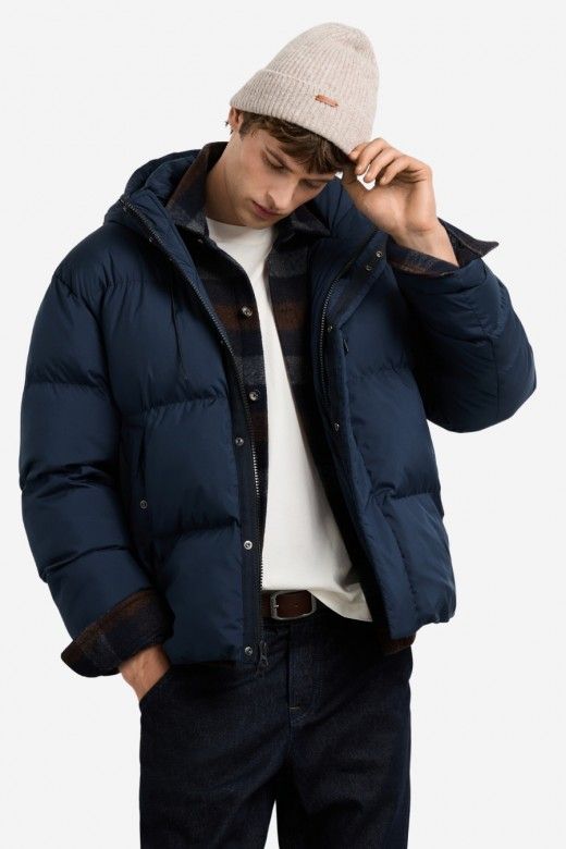 Pepe Jeans Blusão Acolchoado com Capuz Homem Pepe Jeans Blusão Acolchoado com Capuz Homem