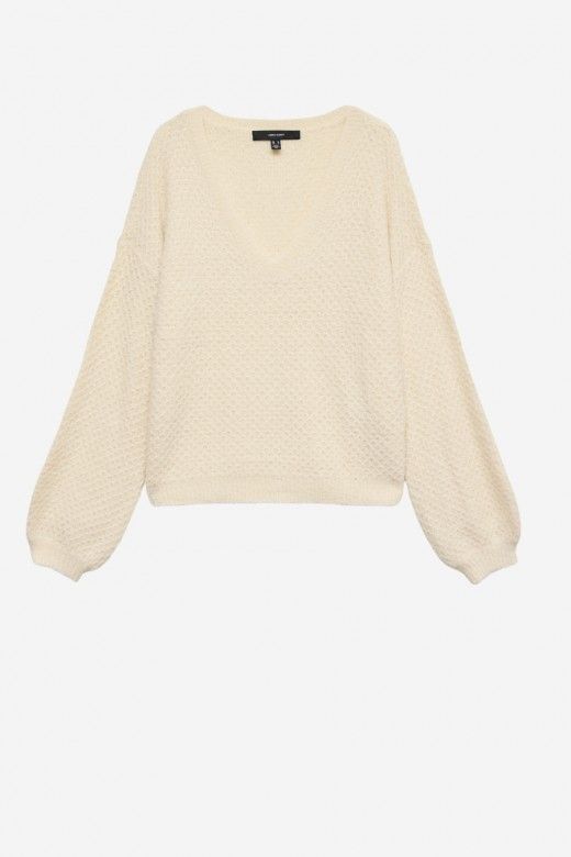Vero Moda Puff Camisola Decote em V Mulher