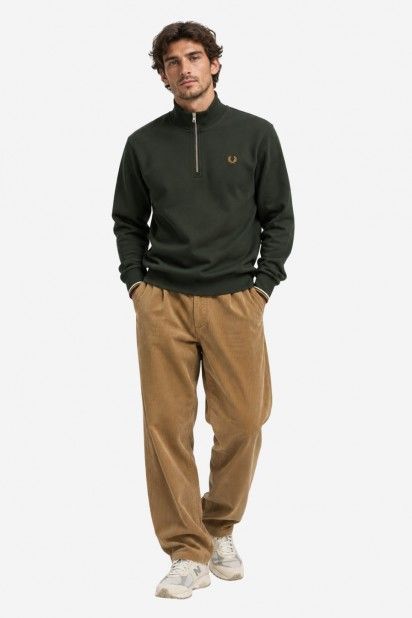 Fred Perry Camisola Meio Fecho Homem Fred Perry Camisola Meio Fecho Homem