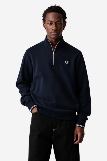 Fred Perry Camisola Meio Fecho Homem Fred Perry Camisola Meio Fecho Homem