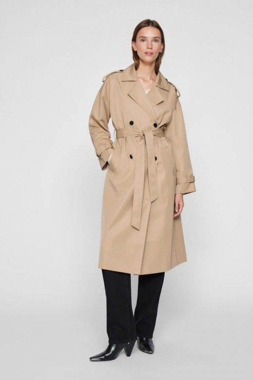 Gabardine Mulher ADDISON  Long VILA