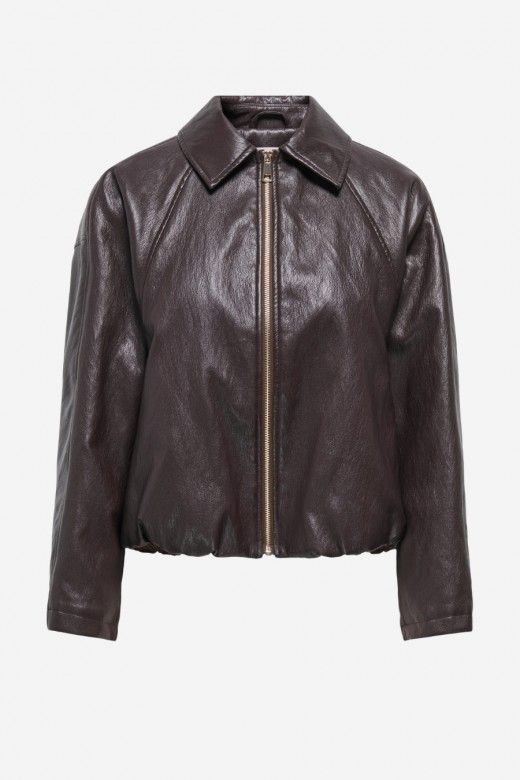 ONLY Masja Casaco Bomber Efeito Pele Mulher ONLY Masja Casaco Bomber Efeito Pele Mulher