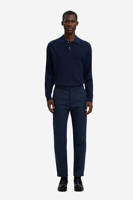 Selected Homme Torino Polo Malha Canelada Homem Selected Homme Torino Polo Malha Canelada Homem