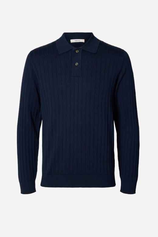 Selected Homme Torino Polo Malha Canelada Homem Selected Homme Torino Polo Malha Canelada Homem