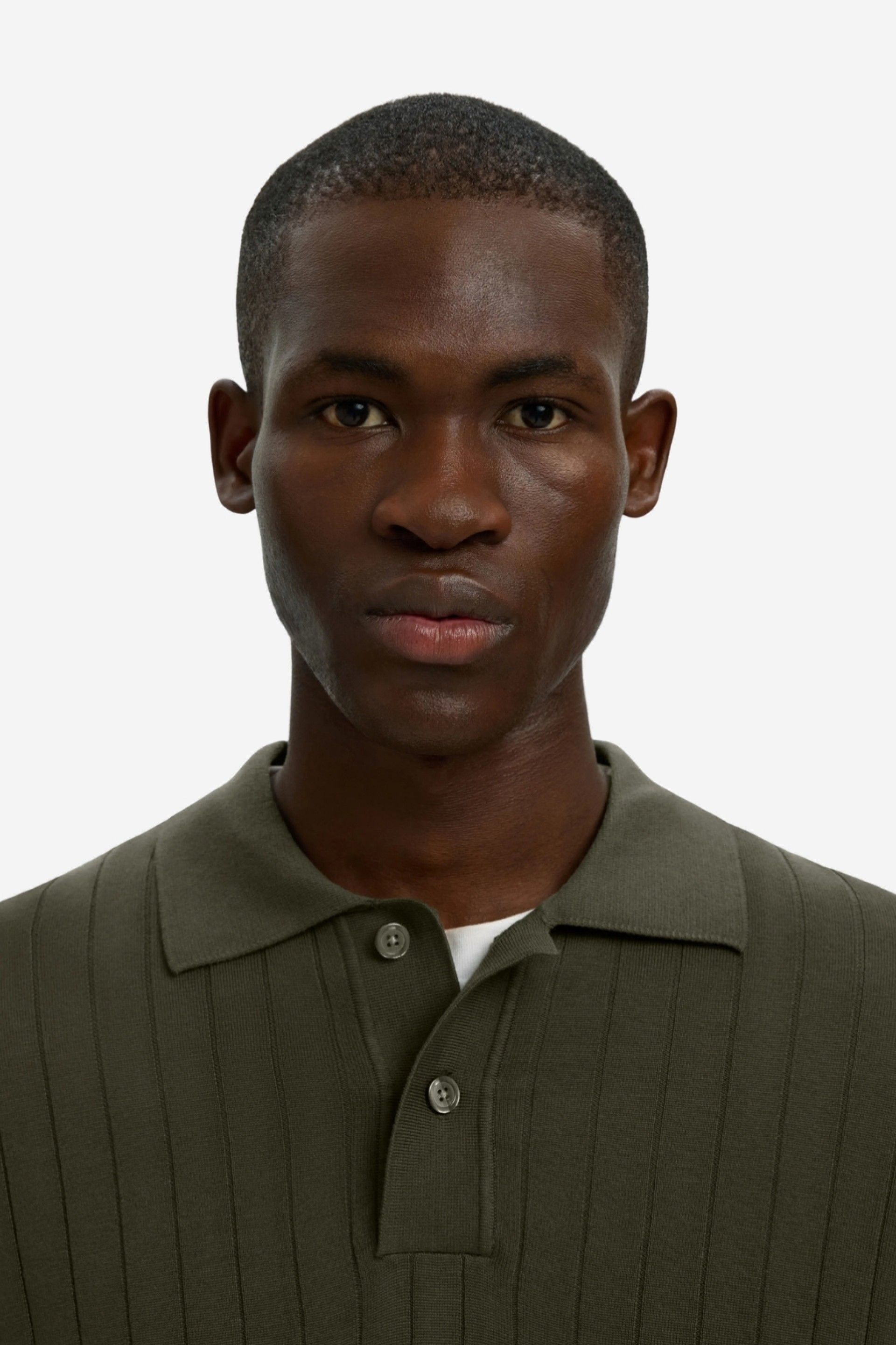 Selected Homme Torino Polo Malha Canelada Homem
