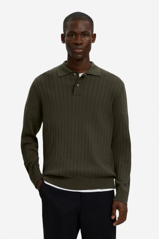 Selected Homme Torino Polo Malha Canelada Homem Selected Homme Torino Polo Malha Canelada Homem