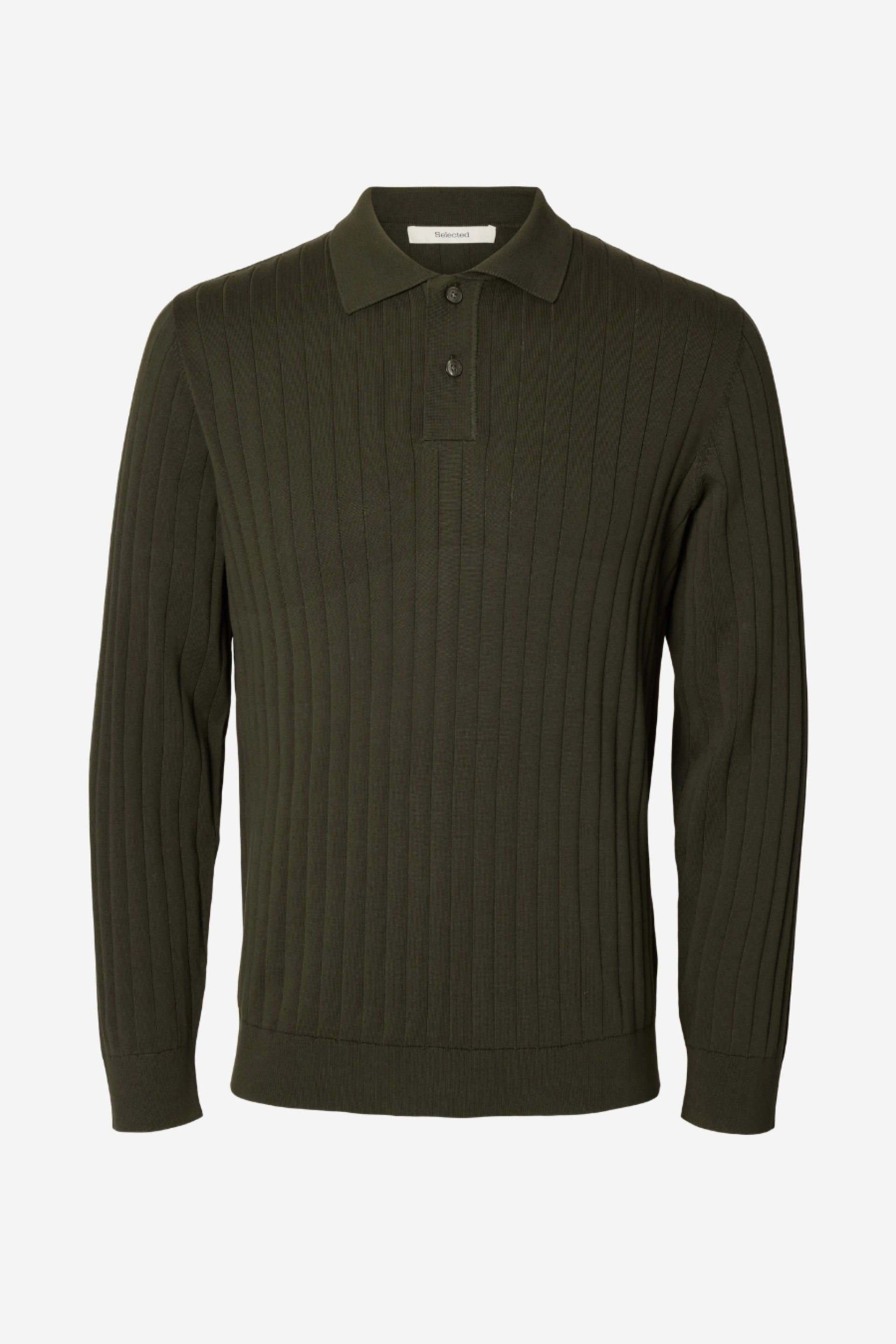 Selected Homme Torino Polo Malha Canelada Homem