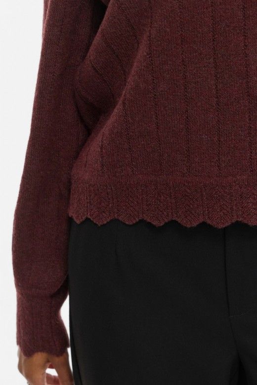 VILA Zira Camisola Malha Decote V Mulher VILA Zira Camisola Malha Decote V Mulher
