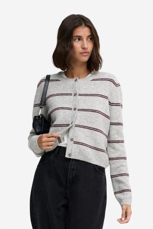 JDY Chloe Cardigan Malha Riscas Mulher JDY Chloe Cardigan Malha Riscas Mulher