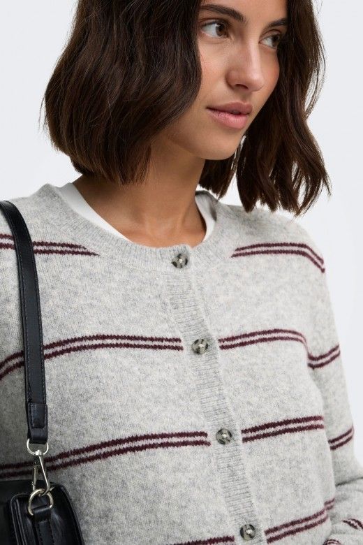 JDY Chloe Cardigan Malha Riscas Mulher JDY Chloe Cardigan Malha Riscas Mulher