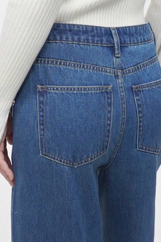 Vero Moda Kelly Jeans Perna Larga Cintura Média Mulher Vero Moda Kelly Jeans Perna Larga Cintura Média Mulher